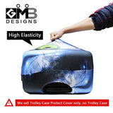 Crazytravel Washable Mens Womens Travel Trolley Case Protector Cover Fits 18-30 Inch