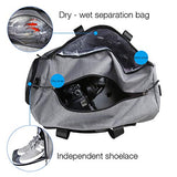 Sports Gym Bag with Shoe Compartment, Waterproof Weekender Bag Overnight Duffle Bag for Mens or
