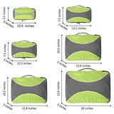 G4Free Packing Cubes 6pcs Set Travel Accessories Organizers Versatile Travel Packing Bags(Black)