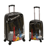 Rockland Luggage 2 Piece Upright Luggage Set, Departure, Medium