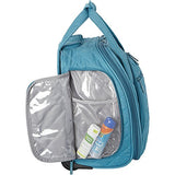 Delsey Quilted Rolling Underseat Bag For Carry-On Fits Overhead & Under Airline Seat - (Black)