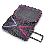 American Tourister Moonlight Hardside 3 Piece Spinner Set 21" 24" And 28" (Purple Storm)