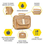 Bixbee Kids Lunchbox and Backpack, Water Resistant Backpack and Lunch Bag for Girls and Boys with Pockets, Durable Zippers & Easy Carry Design - Perfect Size Coordinating Set for School and Travel