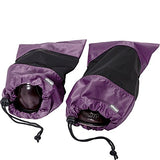 eBags Shoe Sleeves with Drawstring - For Travel - Set of 2 - (Eggplant)