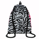 Eastsport Durable Sport Drawstring Bag with BONUS Belt Bag/Fanny Pack for camp, travel, hiking,