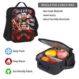 The Bin-Ding Of Is-Aac Backpack Three-Piece Cartoon School Bag With Pencil Case Messenger Lunch Bag