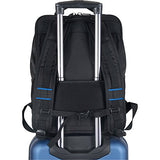 Kenneth Cole Reaction 1680D Polyester Slim Dual Compartment 17.0" Computer Backpack With Rfid,