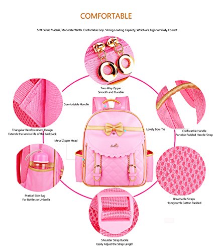 gazigo mini backpack Shop Gazigo Children Princess Waterproof PU B – Luggage Factory