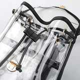 Heavy Duty Clear Backpack Stadium Security Approved Mini Gym Drawstring Bag