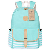 BLUBOON Teens Canvas Backpack Girls School Bags Set, Bookbags + Shoulder bag + Pouch 3 in 1