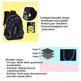 Fanci Flora Camo Prints Waterproof Nylon Elementary Middle High School Backpack Bookbag for Teenage