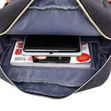 ABage Unisex Laptop Backpack Vintage Business College School Backpack Fits 15" Laptop, Black