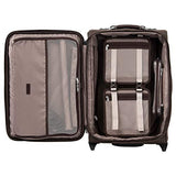 Travelpro Luggage Platinum Elite 22" Carry-On Expandable Rollaboard W/Usb Port, Rich Espresso