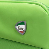 Mia Toro Italy Civetta Softside 24 Inch Spinner Luggage, Green