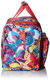 World Traveler Women'S Value Series 16-Inch Pink Butterfly Duffel Bag, Pink Trim Butterfly, One