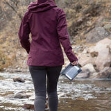 Nite Ize Runoff Waterproof Pocket, Slim Waterproof Wallet for Passports, Phones, and More. Tough Trusted Protection for Water Sports and Adventure Travel, Black