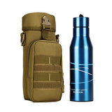 Protector Plus Military Water Bottle Pouch Holder Tactical Kettle Gear Molle Pack Bag (Desert camo)