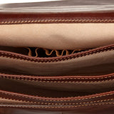 Floto Venezia Olive (Honey) Brown Briefcase Attache Lap-top Case