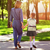 LORVIES Japanese Style Peach Blossom Flower Background Lightweight School Classic Backpack Travel Rucksack for Girls Women Kids Teens