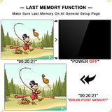 DR. J 11.5" Portable DVD Player with HD 9.5" Swivel Screen, Rechargeable Battery with Wall Charger, Car Charger and AV Cable, Sync TV Projector Function, Support USB Flash Drive SD Card, Region Free