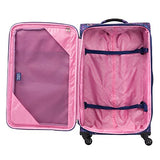 Atlantic Ultra Lite 4 | 21, 24, And 28-Inch Expandable Spinners, Travel Pillow (Lulu Navy)