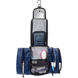 eBags Pack-it-Flat Hanging Toiletry Kit for Travel - (Denim)