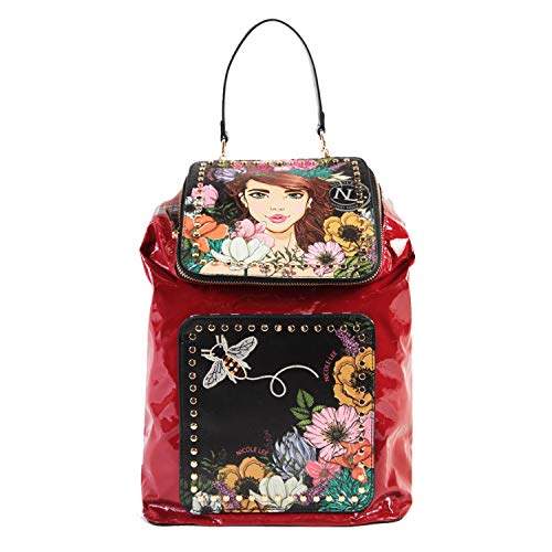 Printed Floral Backpack With Adjustable Backpack Straps