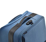 Zero Halliburton New York Greenwich 24" Spinner, Soft Nylon Suitcase In Black