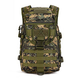 40L Tactical Daypack MOLLE Assault Backpack Pack Military Gear Rucksack Large Waterproof Bag