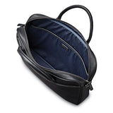 Samsonite Mens Leather Classic Slim Briefcase Black