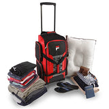 Fila 26" Lightweight Rolling Duffel Bag, Red One Size