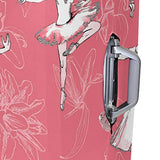 GIOVANIOR Ballerinas Ballet Girl Luggage Cover Suitcase Protector Carry On Covers