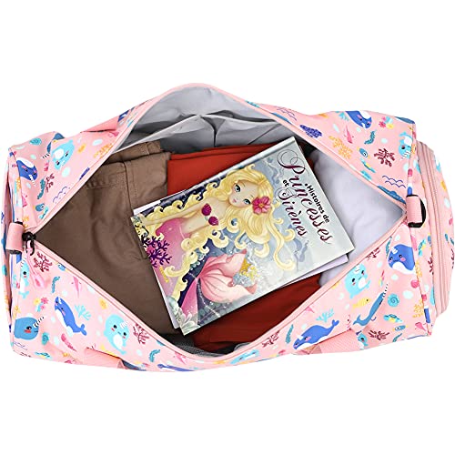 SLEEPOVER Quilted Bubble Gum Duffle Bag - Mini Macarons Boutique