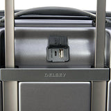 Delsey Unisex Chromium Lite International Expandable Spinner Carry-On Graphite One Size