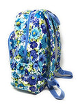 Vera Bradley Campus Backpack With Solid Color Interior (Updated Version) (Blueberry Blooms With