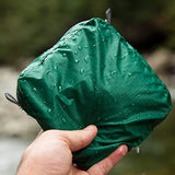 Aqua Quest Backpack Cover - 100% Waterproof - 20-40 L Small - Green
