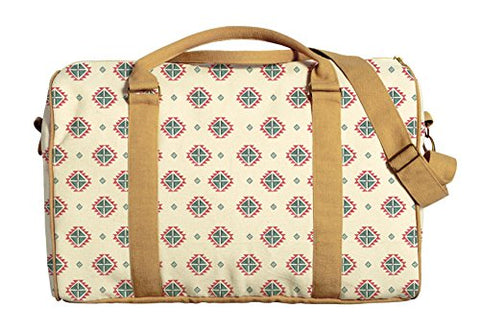 Aztec Seamless Watercolor Pattern-1 Printed Canvas Duffle Travel Bag Was_42