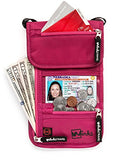 Winks Travel Shoulder Wallet Holder for Women | RFID Blocking Neck Pouch