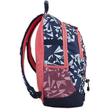 Fuel Terra Sport Spacious School Backpack With Front Bungee, Blue/Coral