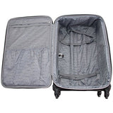 Kenneth Cole Reaction Lincoln Square 28" 1680d Polyester Expandable 4-Wheel Spinner Checked