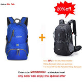 G4Free 40L Lightweight Packable Durable Travel Hiking Backpack Handy Foldable Camping Outdoor