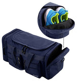 Gonex 45L Travel Duffel, Gym Sports Luggage Bag Water-Resistant Many Pockets(Blue)