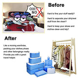 G4Free 9 Set Packing Cubes - Water Resistant Mesh Travel Luggage Accessories Packing Organizer with