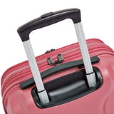 Amazonbasics Hybrid Hard-Softside Expandable Spinner Suitcase, 20-Inch Carry-On, Pink