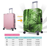 Travel Luggage Cover，Tropical Jungle Forest，Washable Elastic Durable , With Concealed Zipper Suitcase Protector Fits For 18-21 Inch -S.