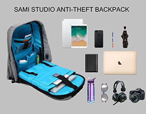 Samit Usb Backpack Shop Sami Tudio Anti-Theft Backpack With Usb – Luggage Factory