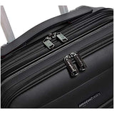 AmazonBasics Hybrid Hard-Softside Expandable Spinner Suitcase, 20-Inch Carry-On, Black