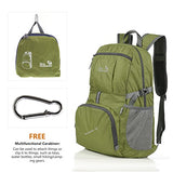 Outlander Packable Lightweight Travel Hiking Backpack Daypack (New Green)