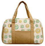 Women'S Lemon And Banana Frosted Donuts Printed Canvas Duffel Travel Bags Was_19