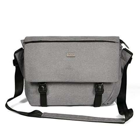 Thikin Classic Sturdy Lightweight Casual Daily 14-Inch Laptop Messenger Bag For Women And Men